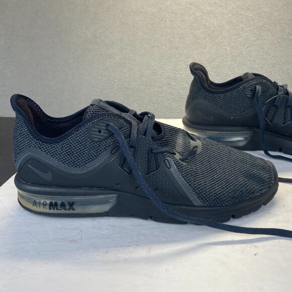 NIKE Air Max Sequent 3 Sneakers Black Anthracite mens,Size 8,Athletic Shoes - Picture 10 of 15